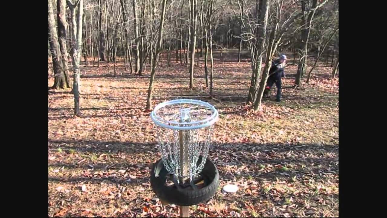 My Private Disc Golf Course Hole 2 From The White Tee YouTube