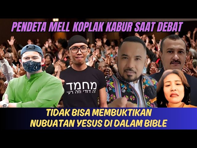 PENDETA MELL ATTOCK MELARIKAN DIRI DARI DEBAT KETIKA TIDAK BISA MEMBUKTIKAN NUBUATAN YESUS class=