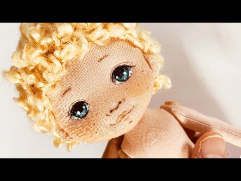 TUTORIAL Doll : how to paint a cloth doll face