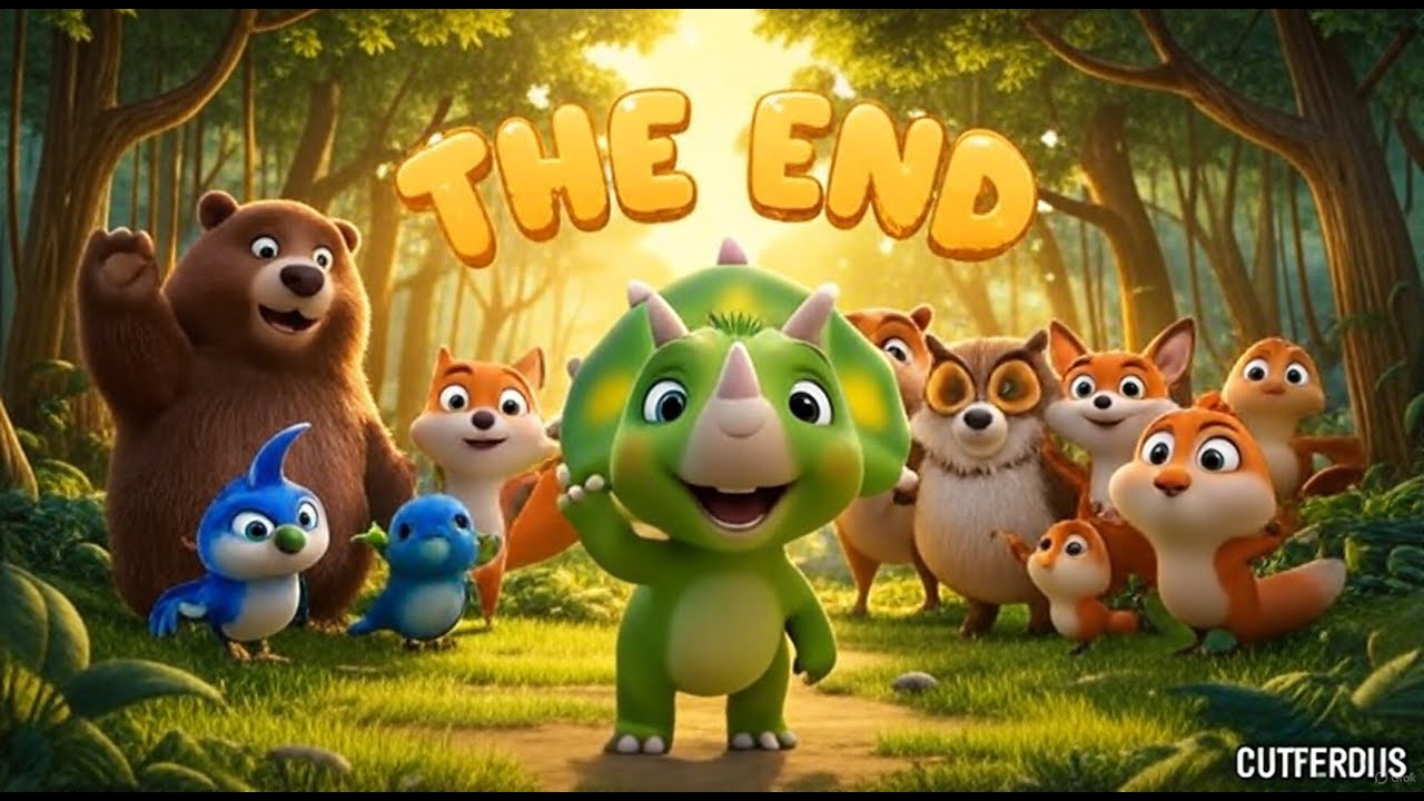 Cute Baby Dinosaur's MAGICAL Forest Adventure! | Pixar Style Animation | CuteForms