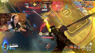 Aspen is Dominating as Mercy! + emongg! Overwatch Season 2 Top 500 Gameplay