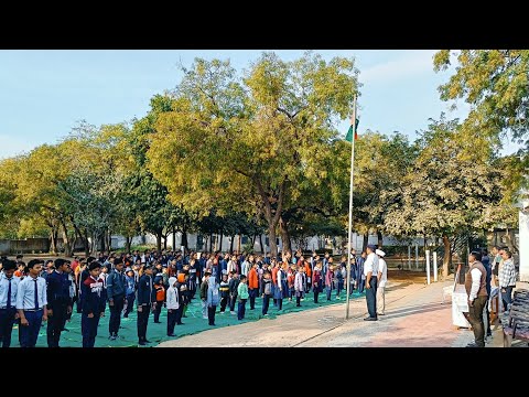 75 મો પ્રજાસત્તાક દિન ની ઉજવણી | જનની & આદર્શ વિદ્યાલય ભીલડી