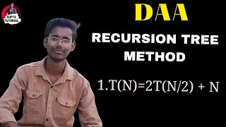 Solve T(n)=2T(n/2)+n using Recursion Tree Method #Design_and_analysis_of_Algorithm