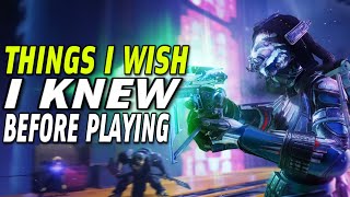 Things I Wish I Knew BEFORE Playing Destiny 2 LIGHTFALL... Quick Tips for NEW Players [Destiny 2]