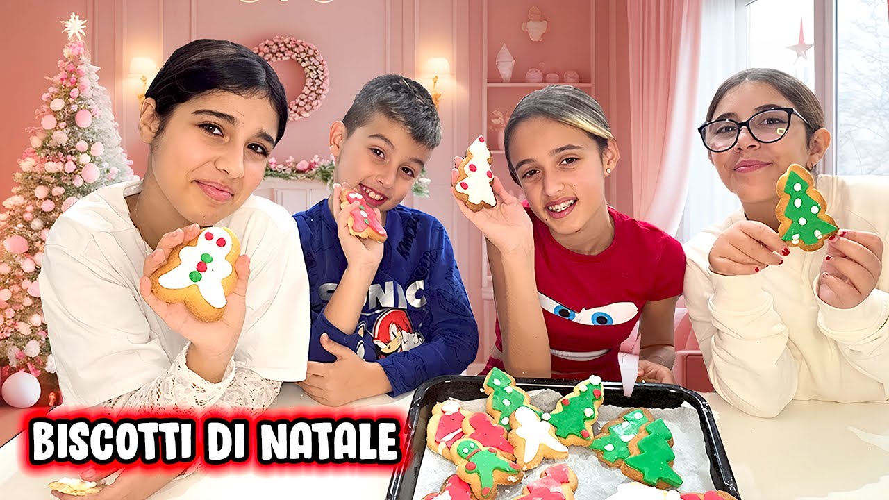 BISCOTTI DI NATALE CON MARTY GRANDE E GABRIELE 🎄🍪