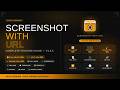 Screenshot with URL Full Tutorial - Full Page, Dual Select, Split View & Screen Recording