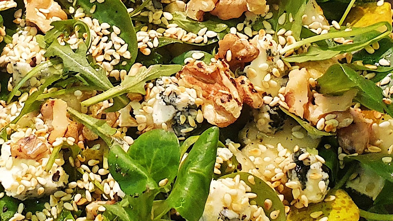 Sałatka -  Rukola, Roszponka i gruszka Konferencja