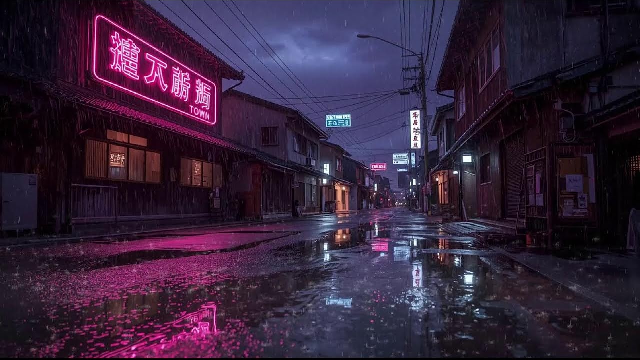 Rainy Night Lofi Mix 🌙 Calm Chillhop Beats to Relax, Study & Sleep #46