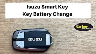 Isuzu Key Battery Change Smart Prox Key