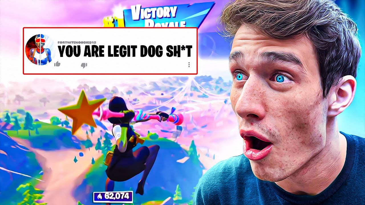 Reacting to HATERS Fortnite Montages... (part 24)