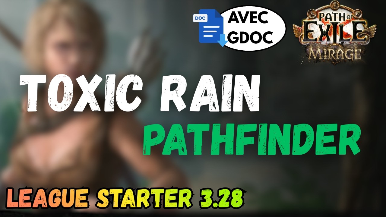 GUIDE COMPLET🏹 TOXIC RAIN LEAGUE STARTER [POE 3.28]