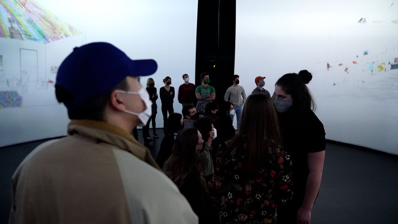 CAUS students bring "New Realities" to The Cube at Moss Arts Center