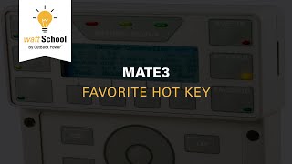 Celebrity MATE3: Favorite Hot Key Profile