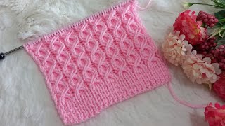 ✅️🍀Pamuk Şekeri Gibi Model🥰 ✅️🍀Çok Kolay İki Şiş Örgü Modeli ✅️🍀Knitting Pattern
