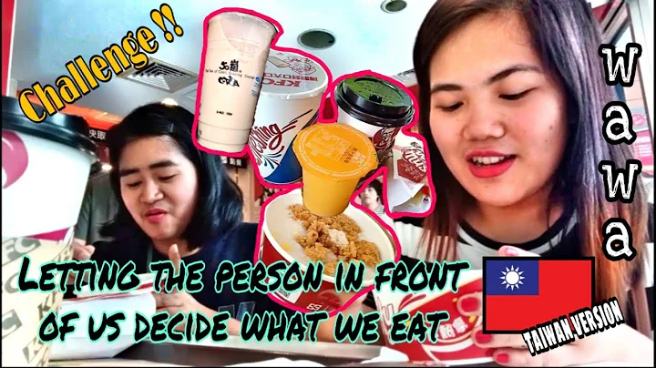 Letting The Person In Front Of Me Decide What We Eat Challenge (Ofw in Taiwan Version)
