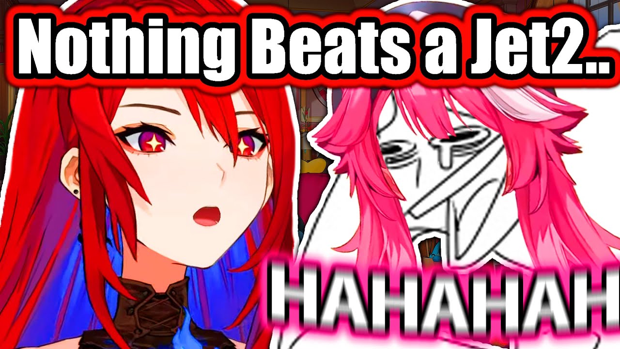 Raora Loses It At Liz's Perfect 'Nothing Beats a Jet2 Holiday' Impression 【Hololive】