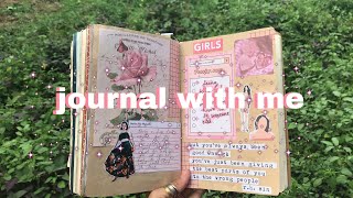 🌻 real time journal with me | soft music + background noise | pink theme 💖 screenshot 5