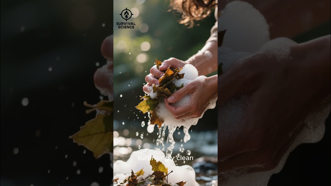 Leaf Soap 🌿🧼 | Natural Plant Chemistry That Cleans Like Magic | Real Survival Science 