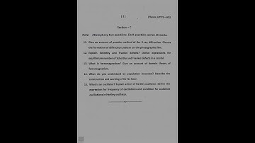 B. Sc sem 6th physics question paper ।। course no - UPYTE-601 #questionpaper #jammuuniversity