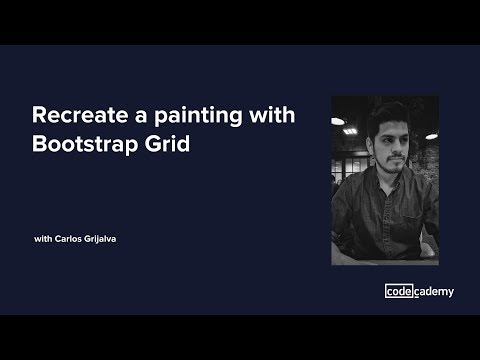 Recreate A Painting with Bootstrap Grid - Recreate A Painting with Bootstrap Grid