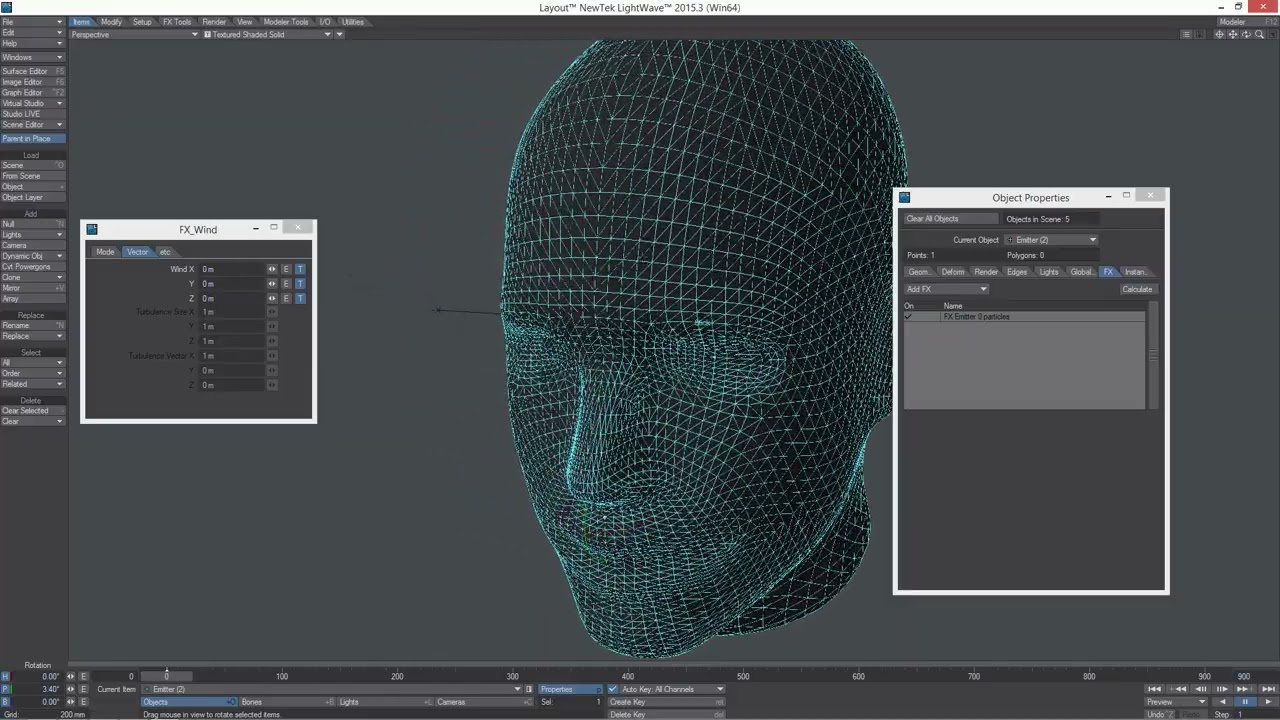 Lightwave 3D Instance Particle Growth Tutorial Part 1 by Bryphi