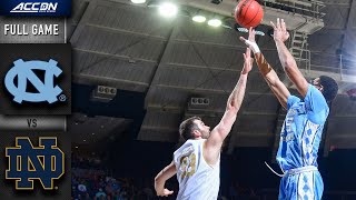 North Carolina vs. Notre Dame Full Game | 2019-20 ACC Men's Basketball