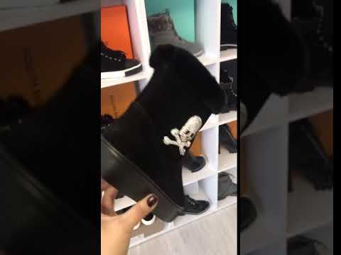 Филипп Плейн зимние ботинки