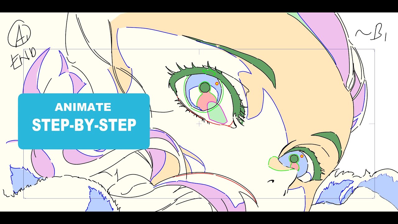 how to animate a simple eye blink in 2 minutes - YouTube