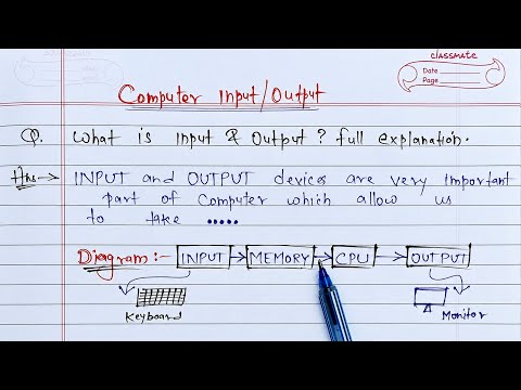 Computer Class Day #4 | Computer Input/Output Devices & Data Flow 