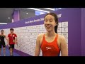 Team China's Zhang Xiaotong shared a little incident that happened during the match