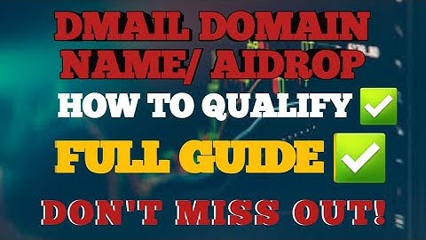 Dmail Airdrop || How To Participate In The Presale And Get Your Domain Name || Full Guide