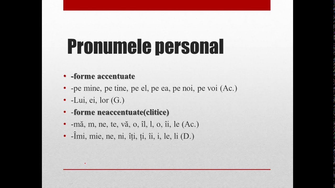 pronumele