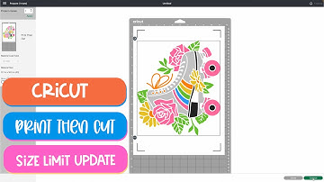 Cricut Print Then Cut Size Limit UPDATE