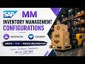 SAP MM | Subcontracting | Consignment | Inventory Management Configurations