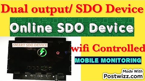 Single to Dual output/ SDO device for solar inverter.