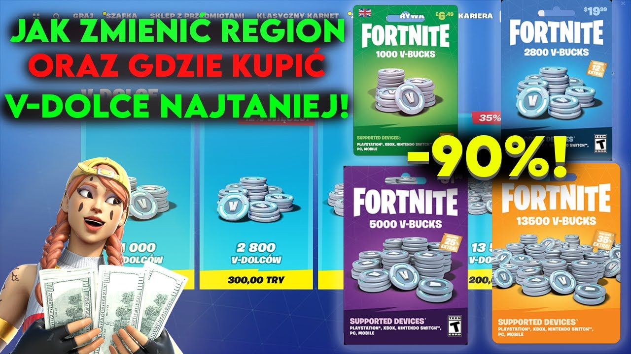 Czy V Dolce Zostają Na Następny Sezon GDZIE NAJTANIEJ KUPIĆ V-DOLCE ORAZ ZMIENIĆ REGION W FORTNITE