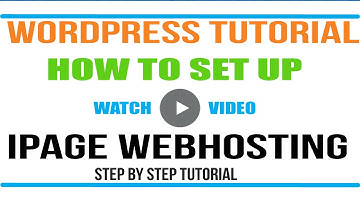 How to set up Web Hosting with iPage