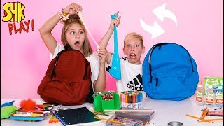 Back to School Supplies Switch Up Challenge!