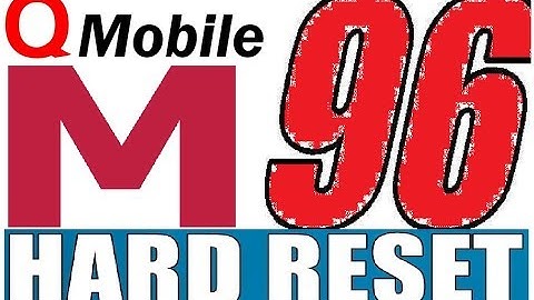 QMobile Noir M96 Factory Reset