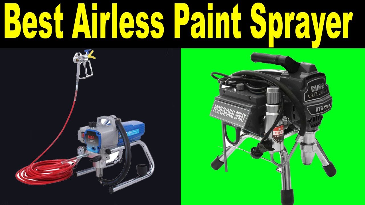 Top 5 Best Airless Paint Sprayer Review 2021 YouTube