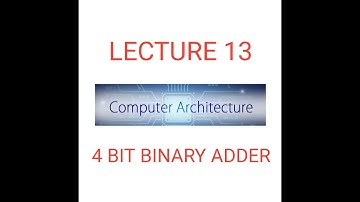 4 bit binary adder || computer architecture || binary addition || full course in hindi#ugcnet