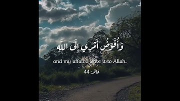 وستذكرون ما أقول لكم.. سورة غافر (الآية 44) 💫💫💫