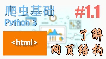 #1.1 了解网页结构 (爬虫 scraping 基础教学/教程 Tutorial)
