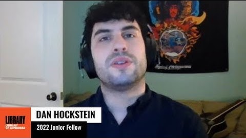 Dan Hockstein: 2022 Junior Fellows Program Display Day