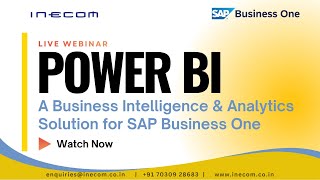Power BI for SAP Business One | Turn SAP Data Into Actionable Insights (Webinar Recording)