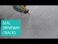 SEAL / FILL / FIX / A CRACK IN CONCRETE DRIVEWAYS