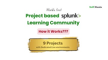 How it works? Project Based Splunk Learning Community | SoftMania - Grad2IT
