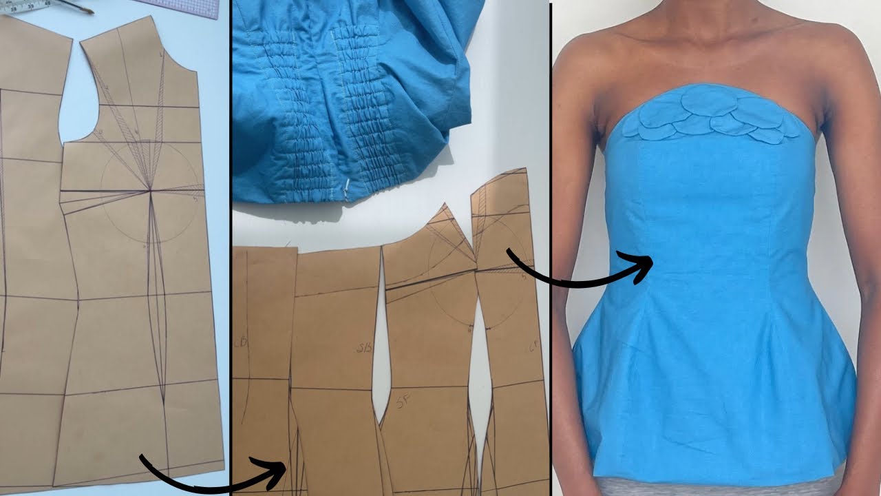 DIY Summer Top Pattern | Pattern Making | Summer top tutorial part 1 ...