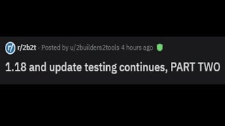 2b2t Map Moved to 1.18 Test Server