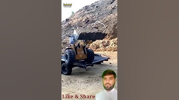 Mini Excavator shocking Unloading #shorts #viral #shortsfeed